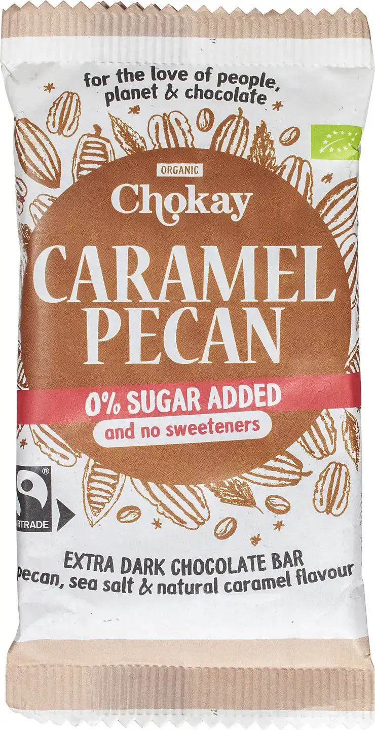 Pure chocoladereep caramel pecan