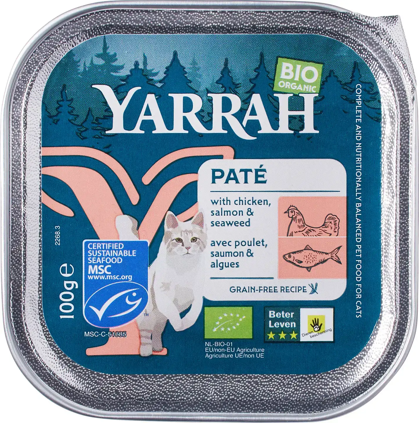 Kattenpaté zalm