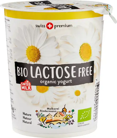 Lactosevrije yoghurt