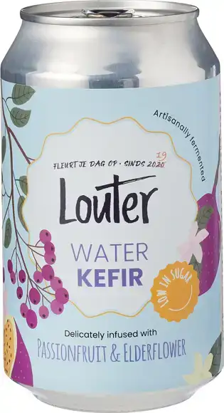 Waterkefir passionfruit & elderflower