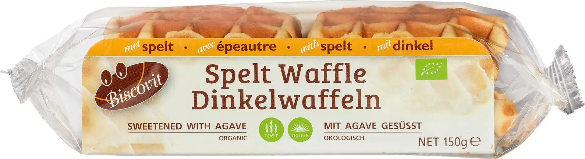 Speltwafels met agave