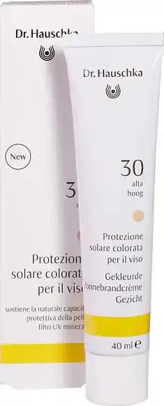 Gekleurde zonnebrandcrème gezicht SPF 30