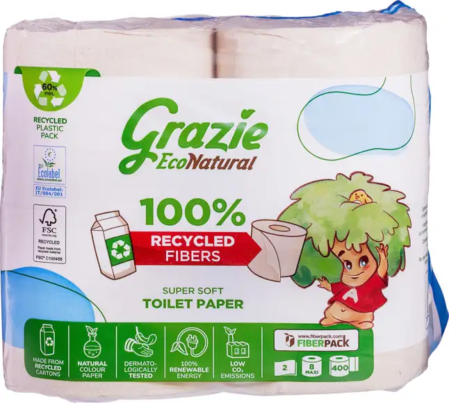 Toiletpapier 2-laags 8 rol