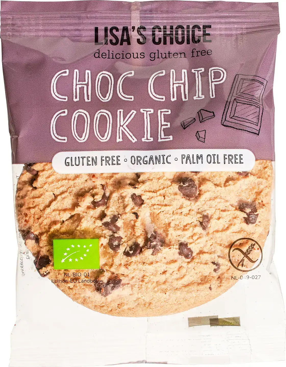 Glutenvrije chocolate chip koek