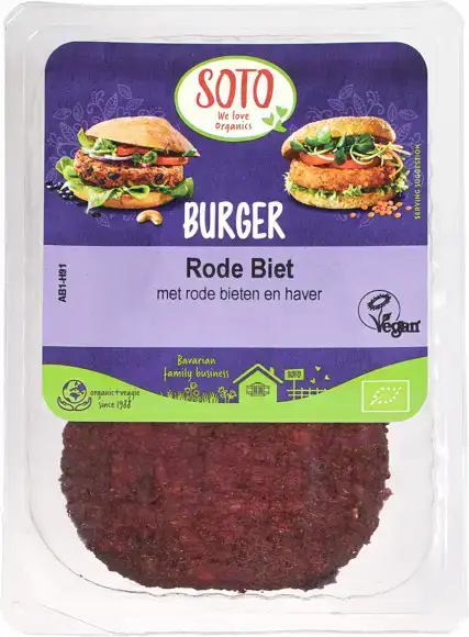 Rode biet burger