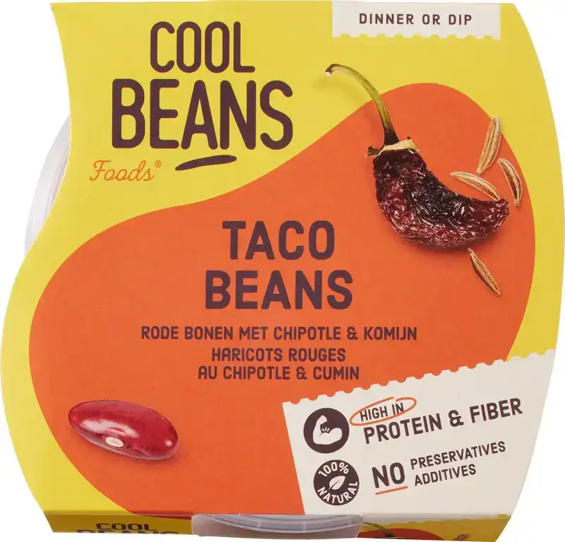 Taco beans - rode bonen met chipotle & komijn