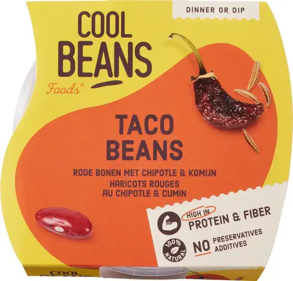 Taco beans - rode bonen met chipotle & komijn