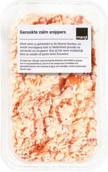 Gerookte zalm snippers