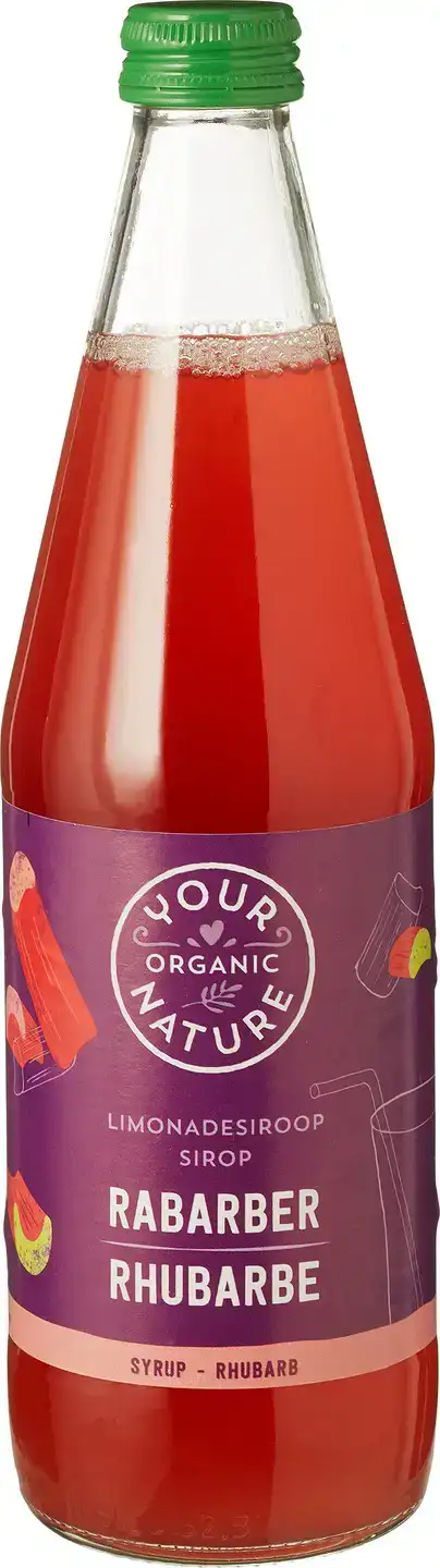 Limonadesiroop rabarber