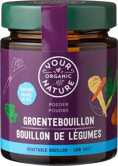 Groentebouillonpoeder zoutarm