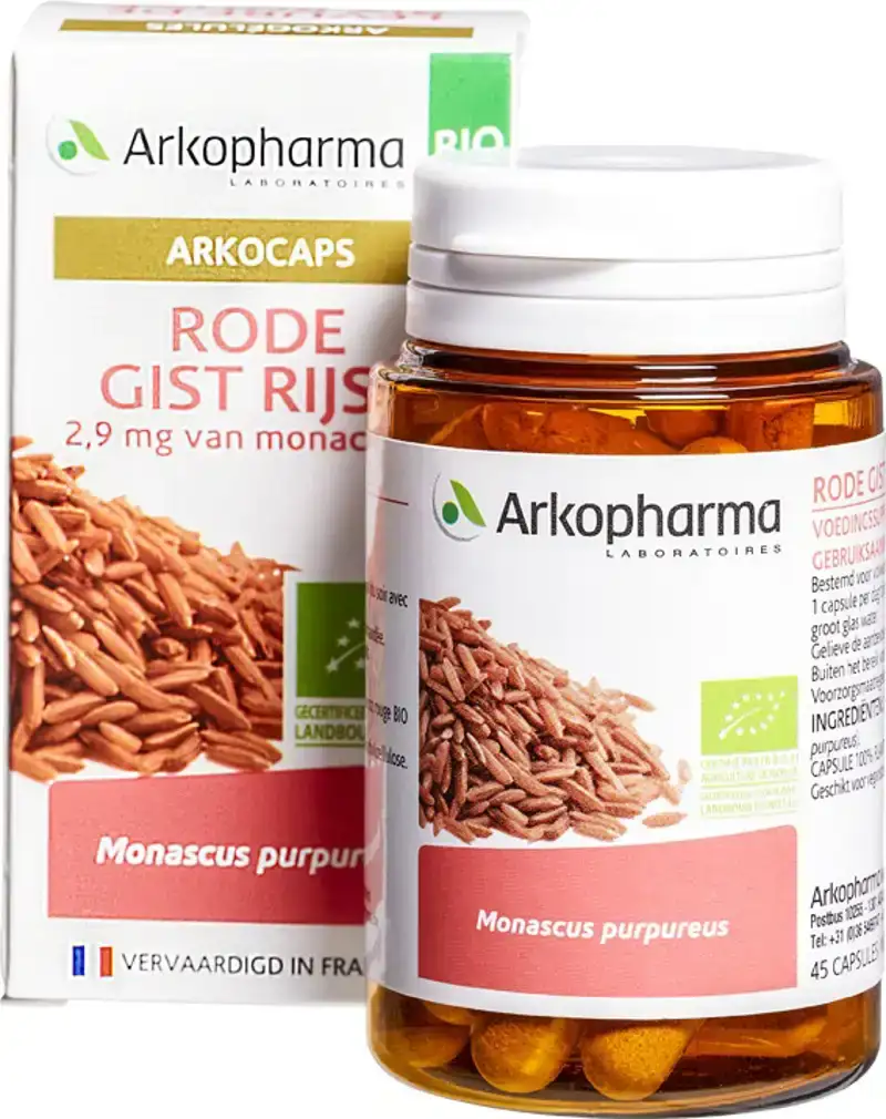 Rode gist rijst capsules
