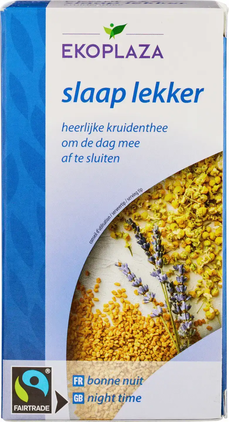 Kruidenthee slaap lekker