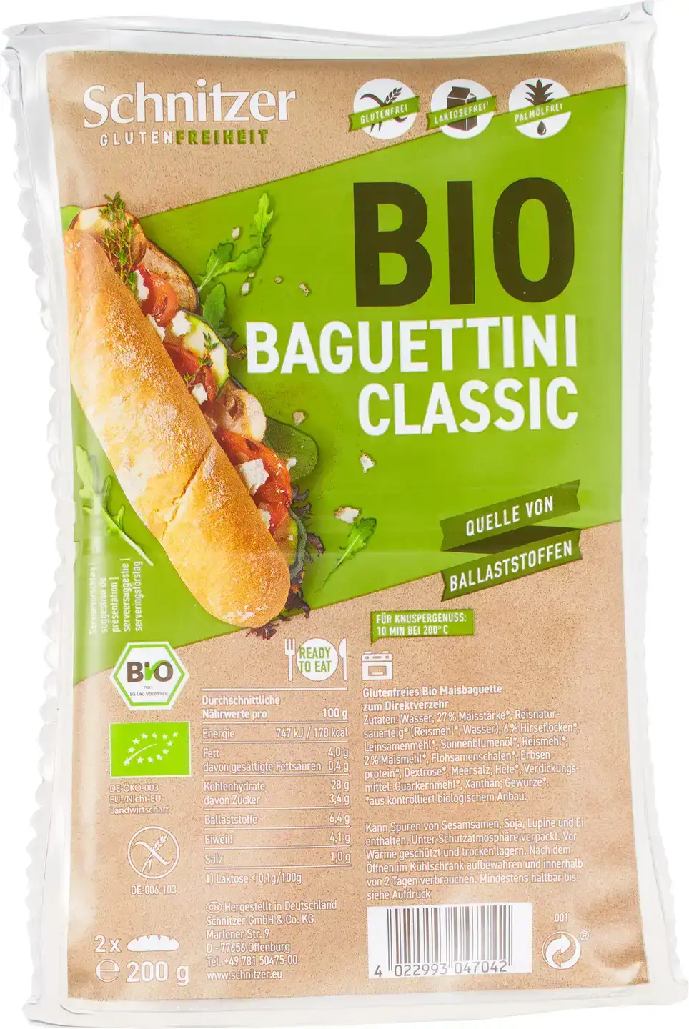 Glutenvrije baguettini classic